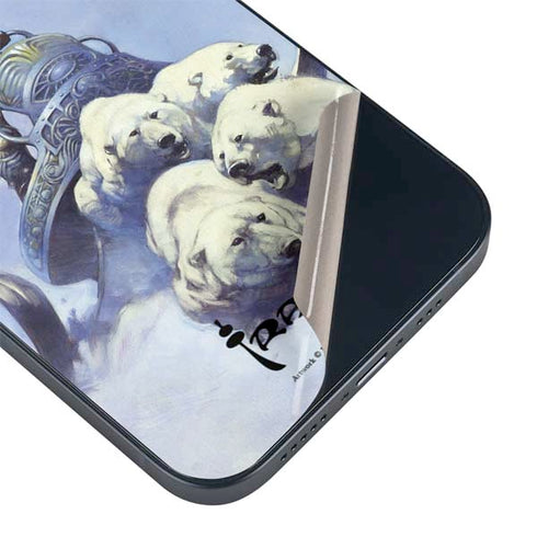 Frazetta Sliver Warrior iPhone 14 Plus Skin
